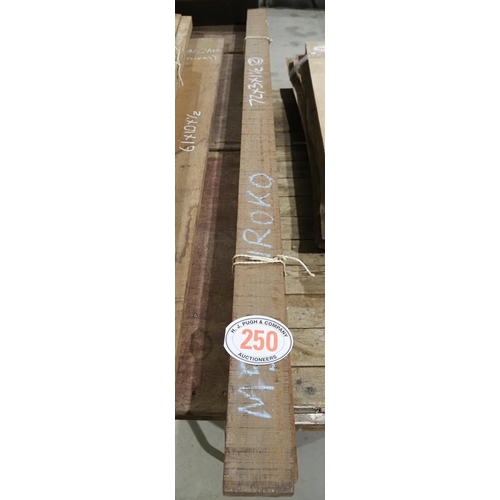 250 - Iroko 72x3x1½