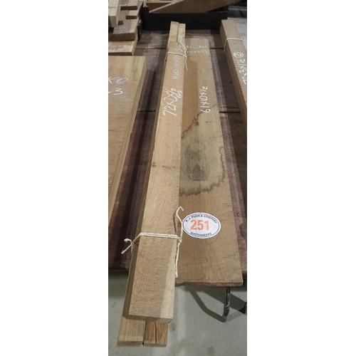 251 - Brown Oak 61x10x½