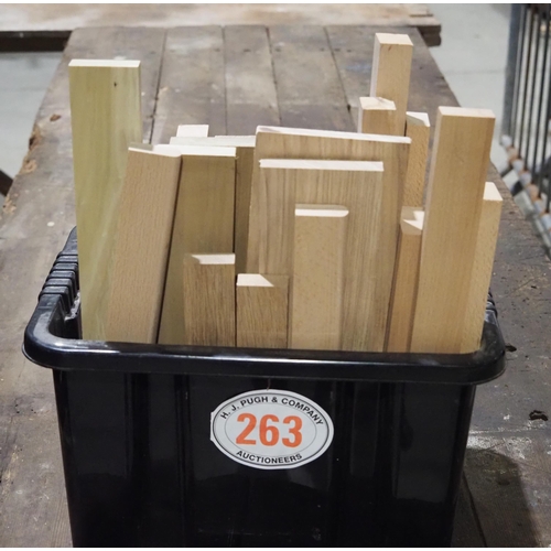 263 - Hardwood offcuts