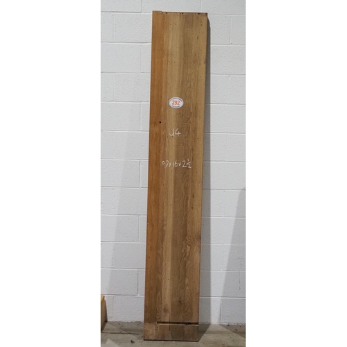 292 - Oak worktop 97x16x2½