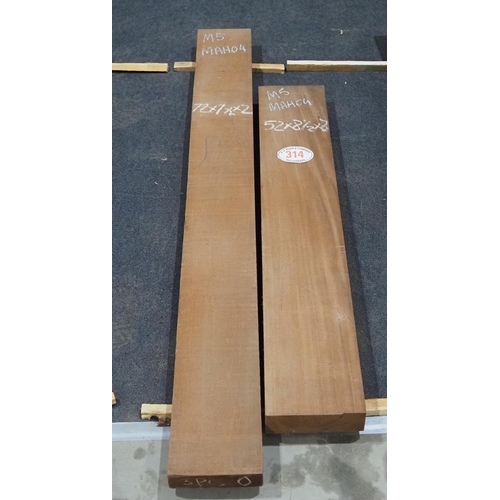 314 - Mahogany 52x8½x3