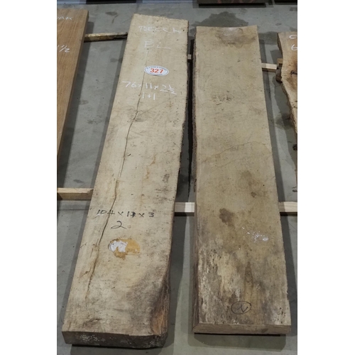 327 - Beech 76x11x2½ - 1+1 other