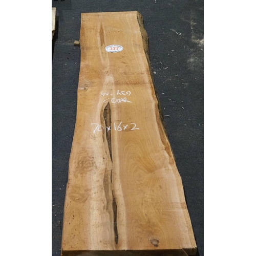 377 - Western Red Cedar 70x16x2