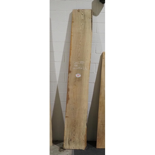 391 - Spalted Ash 116x15x2½