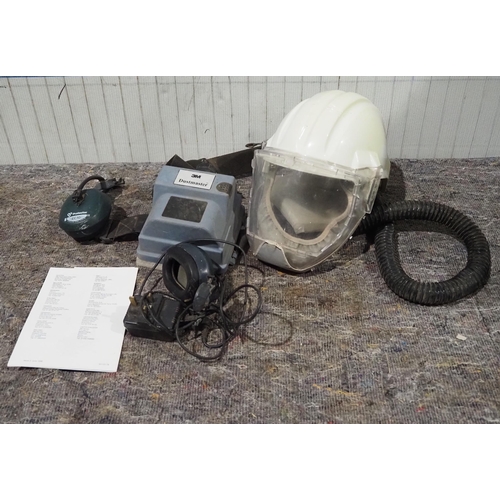 566 - 3M Dustmaster respirator with hardhat