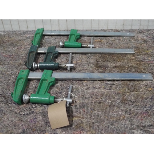 580 - HD Urko F-clamps 12x5