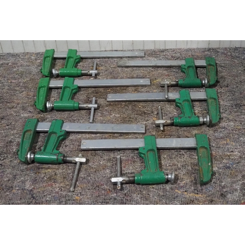 586 - HD Urko F-clamps 8x5