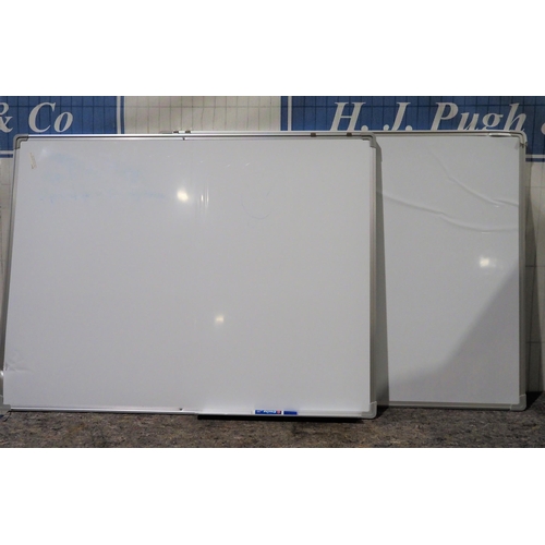 598 - 2 White boards 34x45