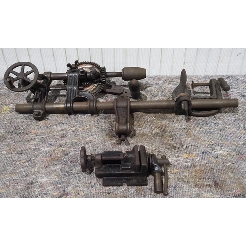 610 - Vintage hand operated bench drill