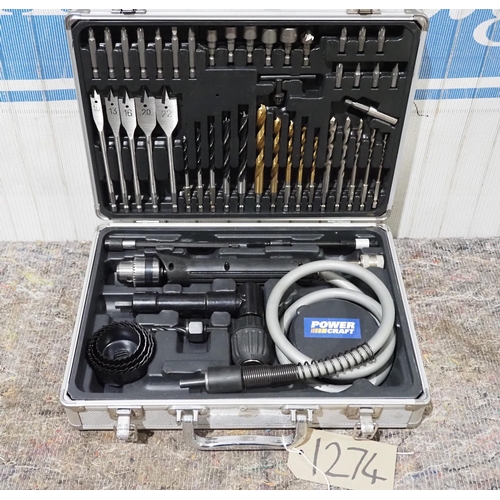 774 - Power craft drill kit and Richmond drill/driver kit