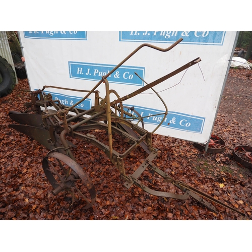 211 - Lister Cockshutt trailed 3 furrow plough, spares or repair