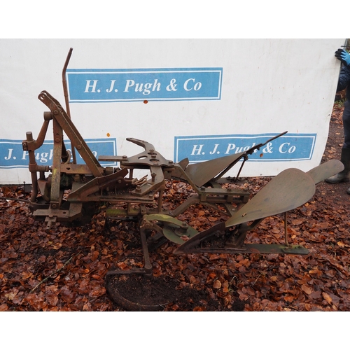 215 - 2 Furrow turnover plough, spares or repair