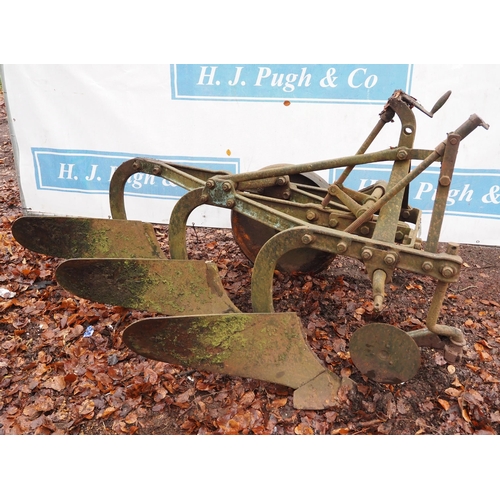 219 - Ransomes 3 furrow plough parts. early Fordson E27N plough