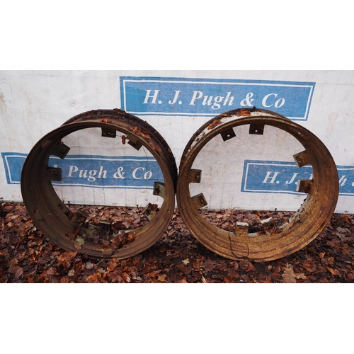 349 - Fordson major wheel rims -2