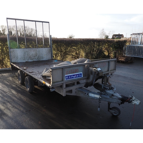 2150 - Ifor Williams twin axle 12ft trailer with drop down ramp