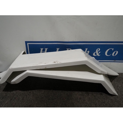 2485 - Ford 10 series AP cab fiberglass wings - NOS