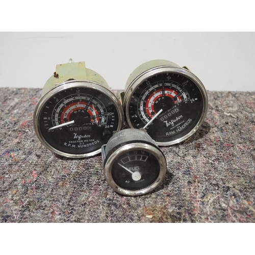 2496 - Ferguson tachometers - 2 & fuel gauge