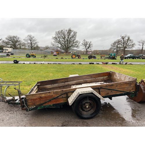 2127 - Single axle trailer 10x6ft