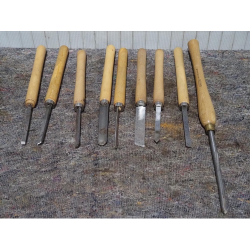 860 - Wood turning chisels - 9