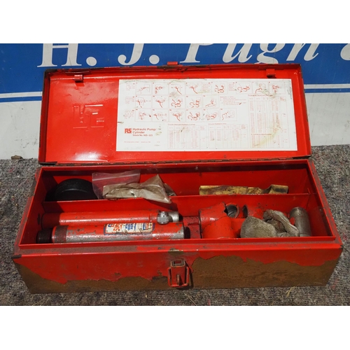 2550 - Sealey hydraulic body frame repair kit