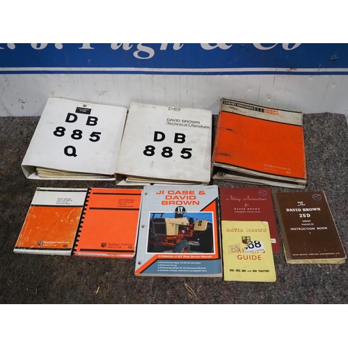 2557 - David Brown parts catalogues, instruction books, drivers guide etc.