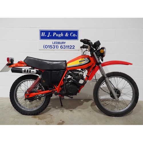 Honda xl outlet 125 enduro