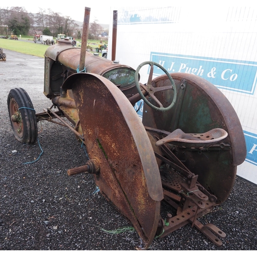 1458 - Fordson Standard tractor. Petrol paraffin, spares or repair