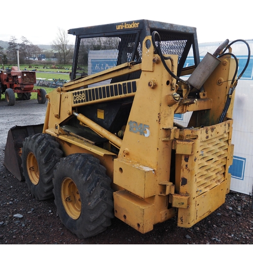 2002 - Case 1845 skid steer loader, runs and drives.