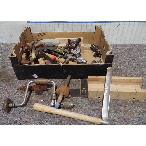 876 - Quantity of woodworking tools