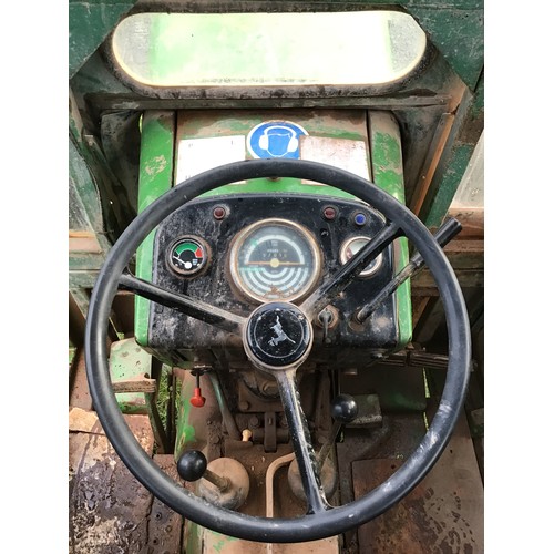 1373 - John Deere 2020 tractor. Reg. JYA 720K. No V5. Key in office