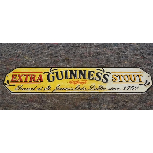 651 - Cast iron sign - Guinness 22