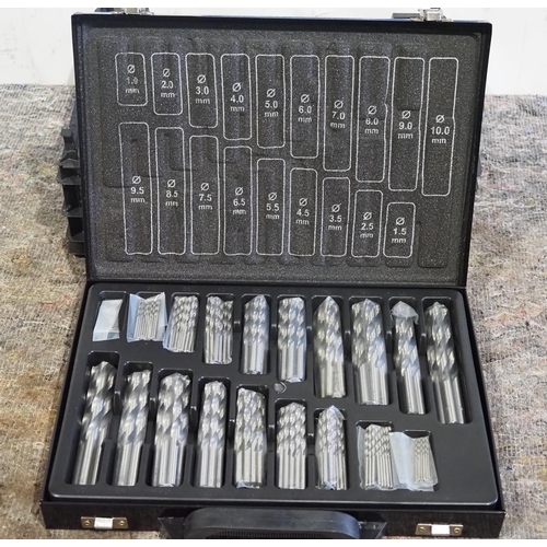 170 Piece HSS drill bit set