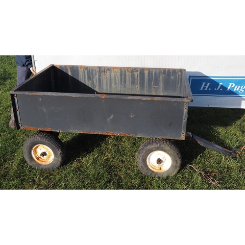 131 - 4 Wheel garden trailer