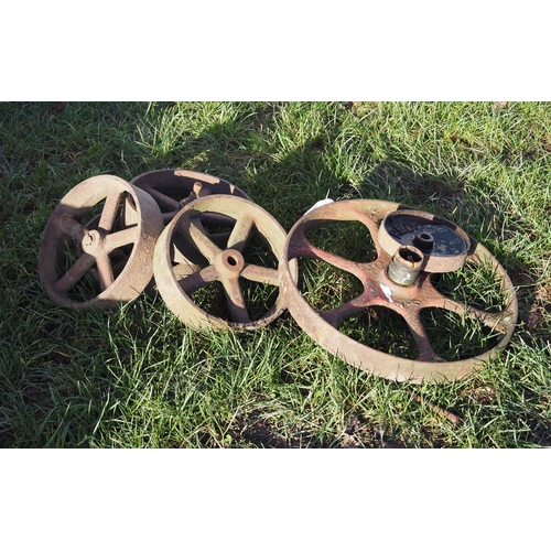 146 - Cast iron wheels - 4