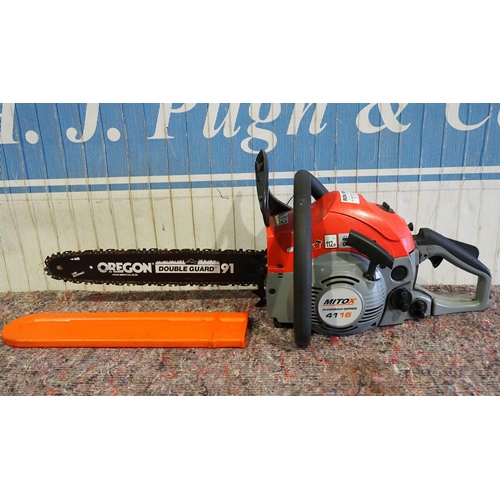 563 - Mitox 4116 petrol chainsaw