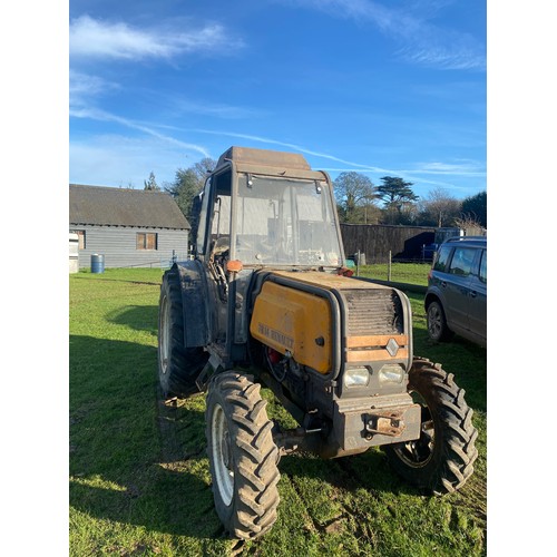 1486 - Renault 70.14 orchard tractor 4WD. 1991. owner says it is one owner from new, runs and drives, hydra... 