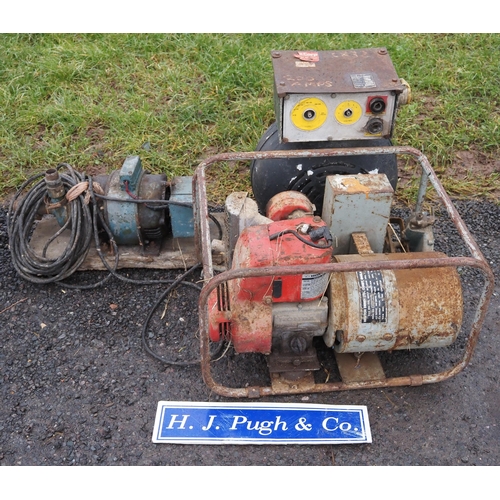 62 - Honda generator, Stuart Turner pump, etc.