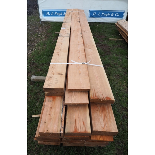 1008 - Cedar boards mixed 4.2m average - 45