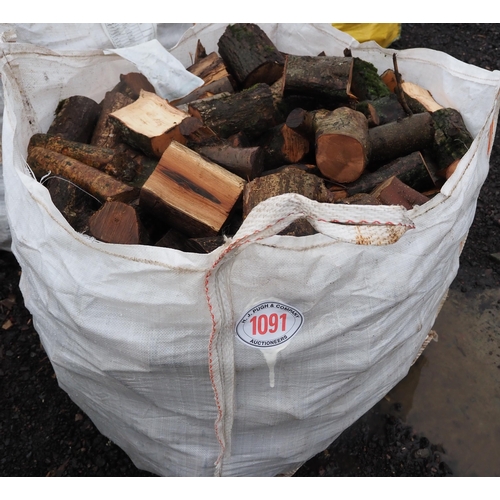 1091 - Bag of offcut logs