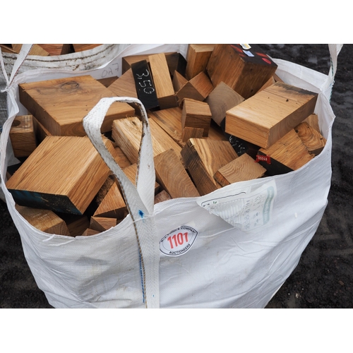 1101 - Bag of hardwood offcuts