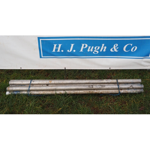 1231 - 5ft Aluminium scaffold poles - 10