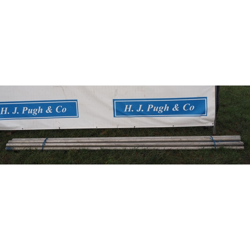 1236 - 10ft Aluminium scaffold poles - 10