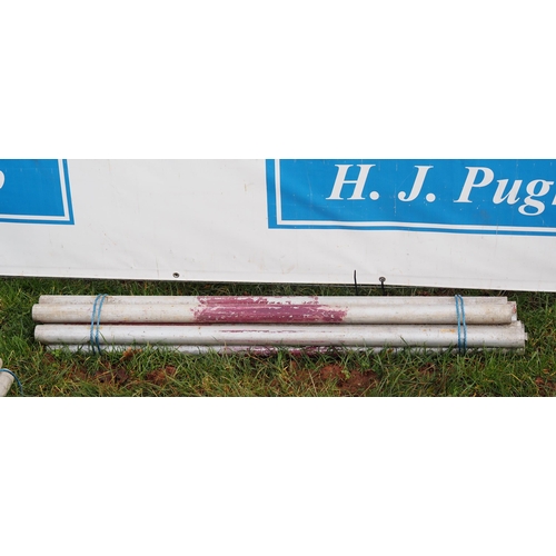 1246 - 4ft Aluminium scaffold poles - 10