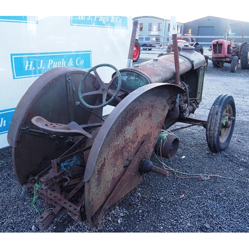 1458 - Fordson Standard tractor. Petrol paraffin, spares or repair