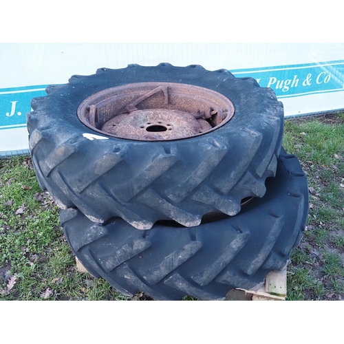 thumbnail image 2 of Caltric Front Axle Rim – Massey Ferguson 20-155 Tractors, 16x4.5 Steel, 6-Lug, Silver 2 of 2
