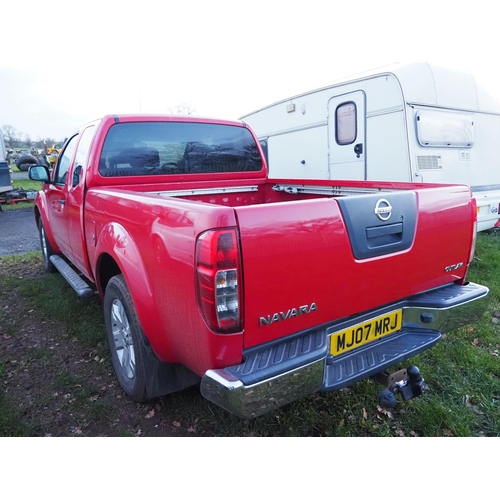 1467 - Nissan Navara Outlaw pickup. 2007. MOT until 20/12/23. Recent service. Runs. Reg. MJ07 MRJ. 2 keys a... 