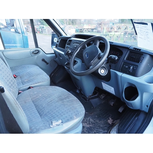 1468 - Ford Transit van. 2009. 6 Speed. MOT until 08/23. Reg. FY09 BNN. V5 and keys in office