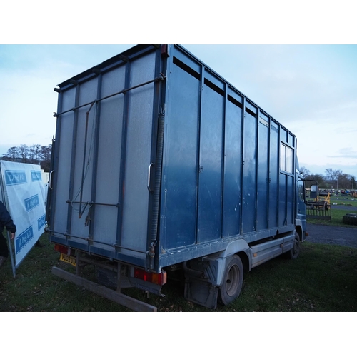 1469 - Mercedes Atego 815 horse lorry. 2002. Tested until December 2023. Runs and drives. Reg. VU02 OTP. V5... 