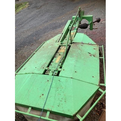 1483 - Samasz 1.65 drum mower. Used last year, 2007 machine. Complete.