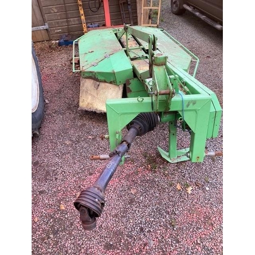 1483 - Samasz 1.65 drum mower. Used last year, 2007 machine. Complete.